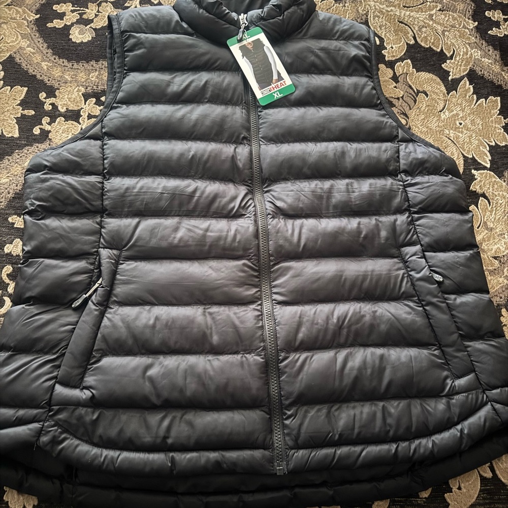 Black Puffer Vest - NWT